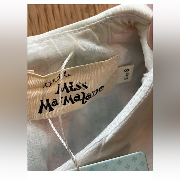 🆕Little Miss Marmalade NWT long sleeve all cotton girls size 8 Strawberry print - Picture 7 of 12